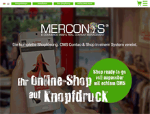 Tablet Screenshot of merconis.com